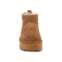 Moteriški zomšiniai aulinukai BearPaw Retro Shorty, kavos