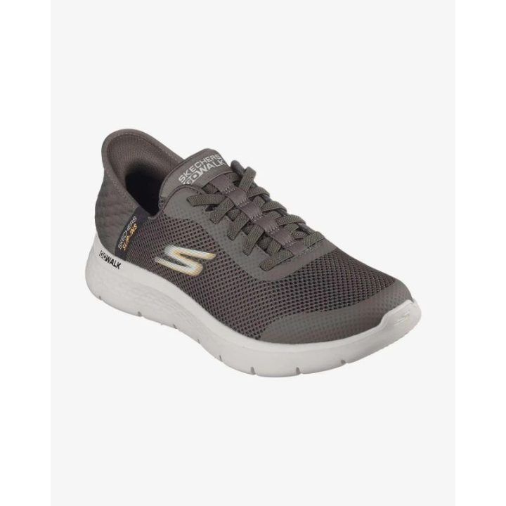 Įspiriami sportbačiai Skechers Go Walk Flex Hands Up, rudi