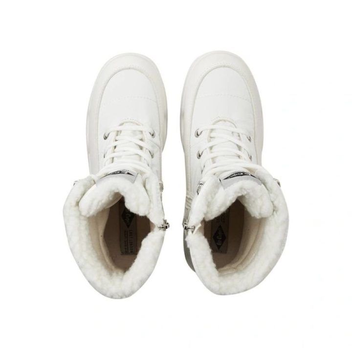 Moteriški pašiltinti aulinukai su užtrauktuku Lee Cooper, balti
