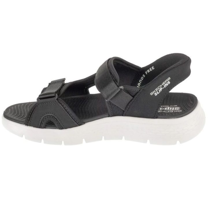 Moteriškos įspiriamos basutės Skechers Go Walk Flex, juodos
