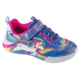 Vaikiški sportbačiai su vienaragio motyvu Skechers Unicorn Chaser, mėlyni