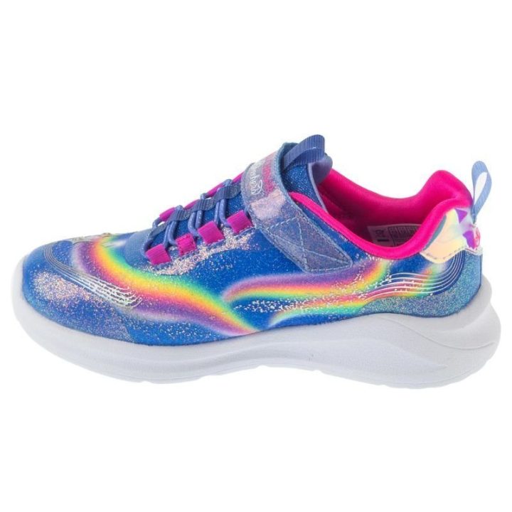 Vaikiški sportbačiai su vienaragio motyvu Skechers Unicorn Chaser, mėlyni