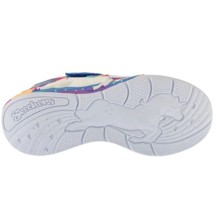 Vaikiški sportbačiai su vienaragio motyvu Skechers Unicorn Chaser, mėlyni