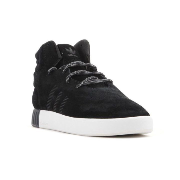 Zomšiniai sportbačiai su aukštu profiliu adidas Tubular Invader
