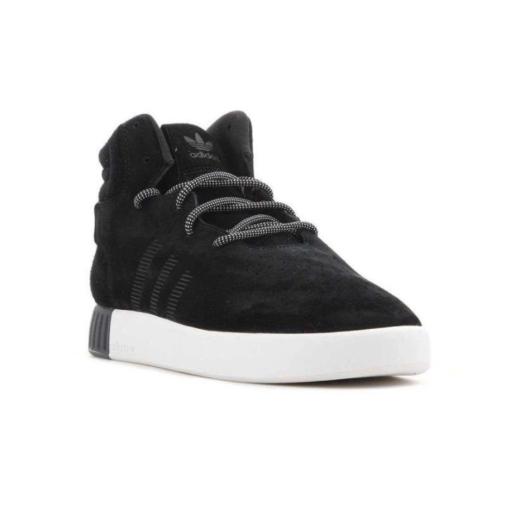 Zomšiniai sportbačiai su aukštu profiliu adidas Tubular Invader