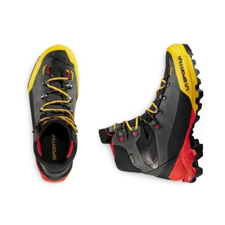 Vyriški žygio batai La Sportiva Aequilibrium LT GTX, juodi ir geltoni