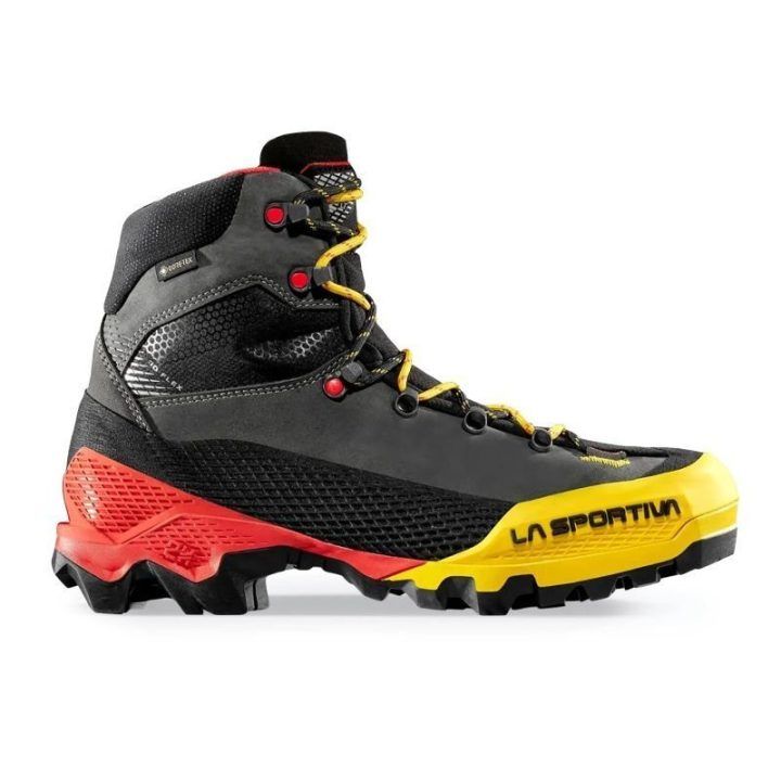 Vyriški žygio batai La Sportiva Aequilibrium LT GTX, juodi ir geltoni