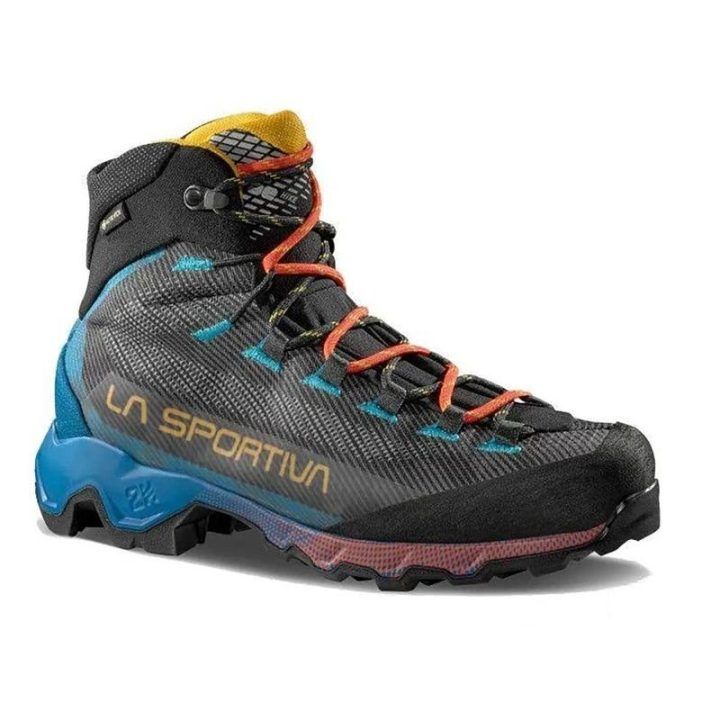Vyriški žygio batai La Sportiva Aequilibrium Hike GTX, anglies ir tropinės mėlynos
