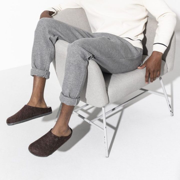 Vyriškos šlepetės Birkenstock Zermatt Shearling, moka