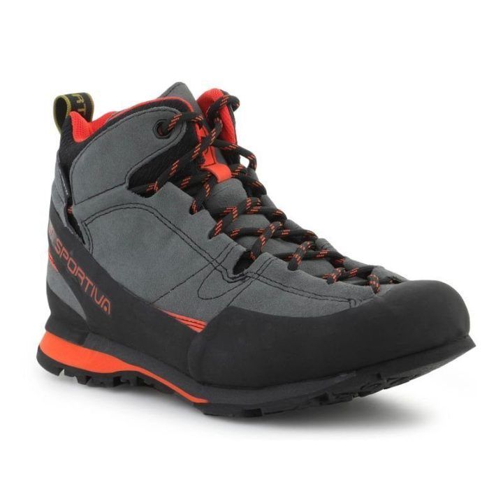 Žygio batai La Sportiva Boulder X Mid GTX, anglies / liepsnos
