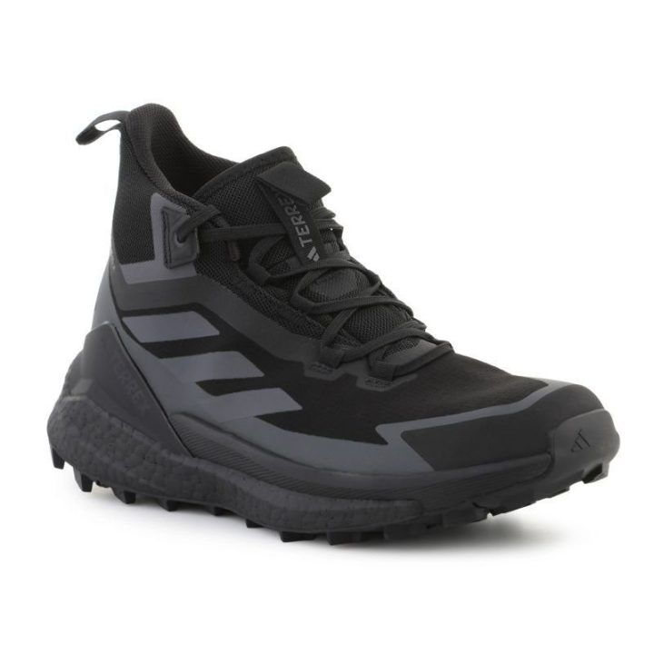 Vyriški žygio batai su GORE-TEX adidas Terrex Free Hiker 2.0, juodi