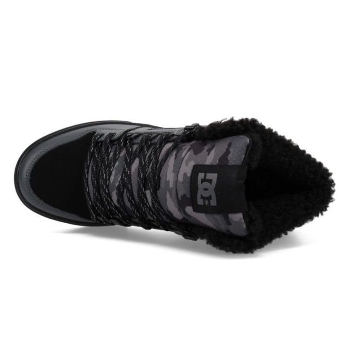 Vyriški žieminiai sportbačiai DC Pure High Top WNT, tamsiai pilki
