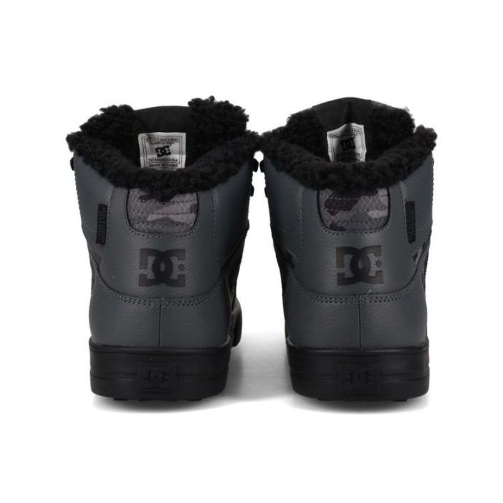 Vyriški žieminiai sportbačiai DC Pure High Top WNT, tamsiai pilki