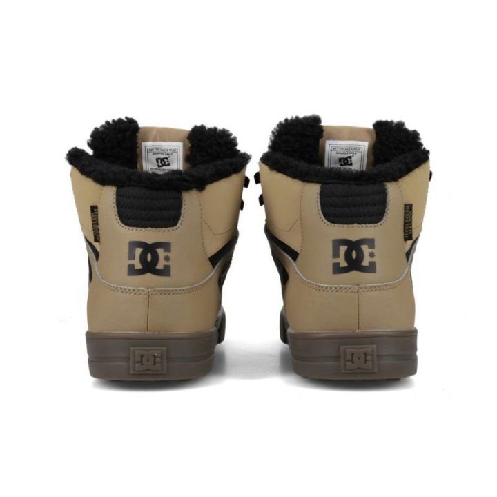 Vyriški pašiltinti aukšti batai DC Pure High Top, smėlio