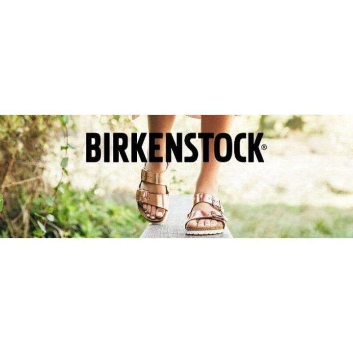 Šlepetės per pirštą siaurai pėdai Birkenstock Gizeh BF, aukso