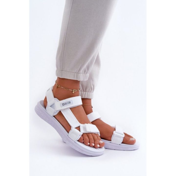 Moteriškos basutės su lipukais Big Star, baltos