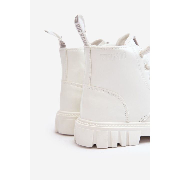Lakuoti batai su paminkštinimu Big Star MM374142 White BSB27688