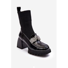 Moteriški batai su kojinėmis D&A MR870-41 Black BSB28023