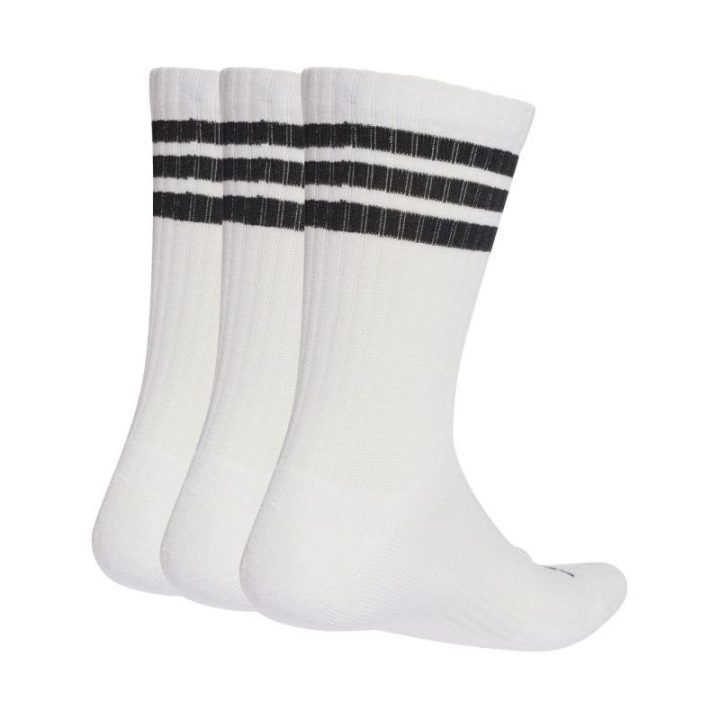 Kojinių komplektas adidas 3-Stripes, 3 poros, juodos ir baltos
