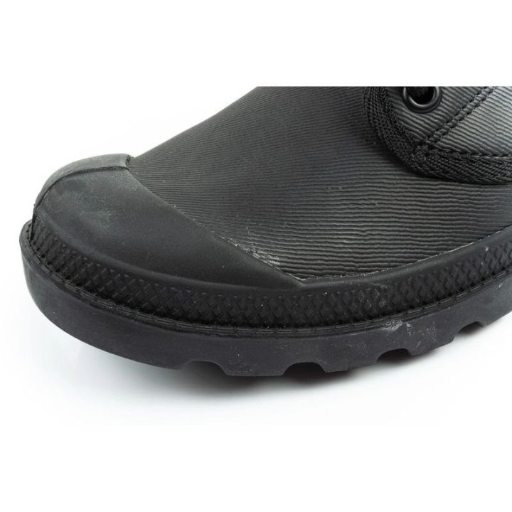 Moteriški sportbačiai aukštu auliuku Palladium Baggy Coated, juodi