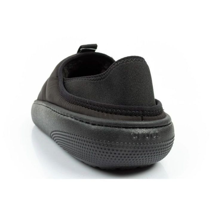 Vyriškos pašiltintos šlepetės Crocs Classic Puff Moc, juodos