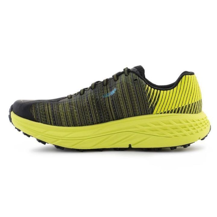 Vyriški bėgimo bateliai Hoka One Evo Speedgoat, geltoni ir juodi