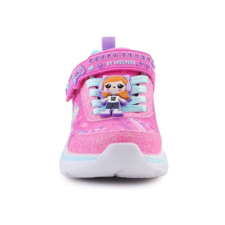 Vaikiški sportbačiai Skechers Skech Squad, rožiniai / įvairiaspalviai