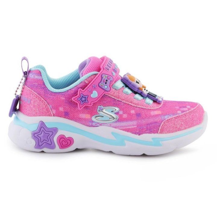 Vaikiški sportbačiai Skechers Skech Squad, rožiniai / įvairiaspalviai