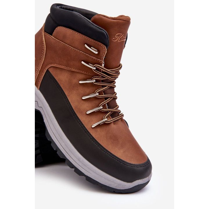 Maraena Vyriški trekingo batai Brown Trapper Shoes