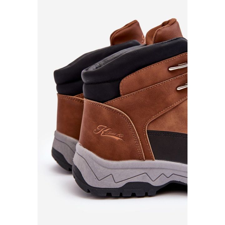 Maraena Vyriški trekingo batai Brown Trapper Shoes
