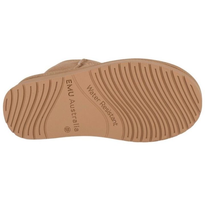 Moteriški zomšiniai aulinukai EMU Australia Stinger Micro Flatform, smėlio