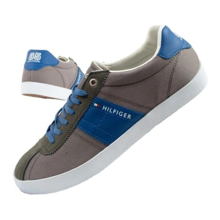 Vyriški suvarstomi sportbačiai Tommy Hilfiger, pilki, žali ir mėlyni