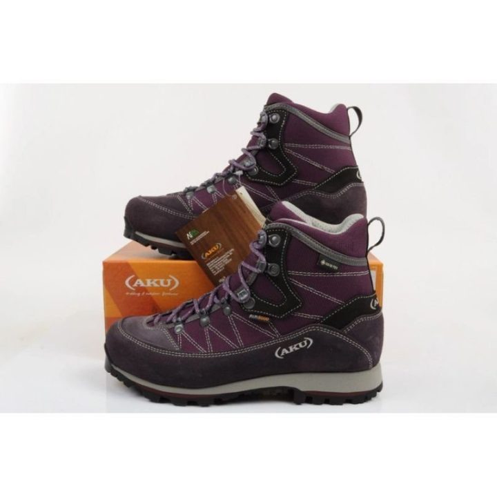 Moteriški žygio batai su GORE-TEX AKU Trekker Lite, violetiniai