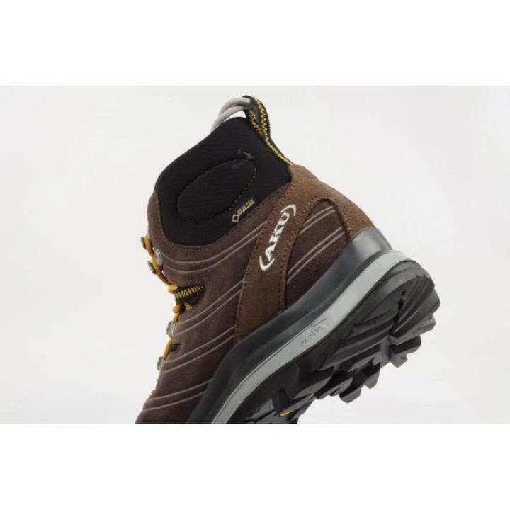 Vyriški trekingo batai AKU Alterra, rudi, juodi ir geltoni