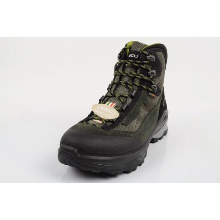 Vyriški žygio batai AKU Adapta su GORE-TEX, žali ir juodi