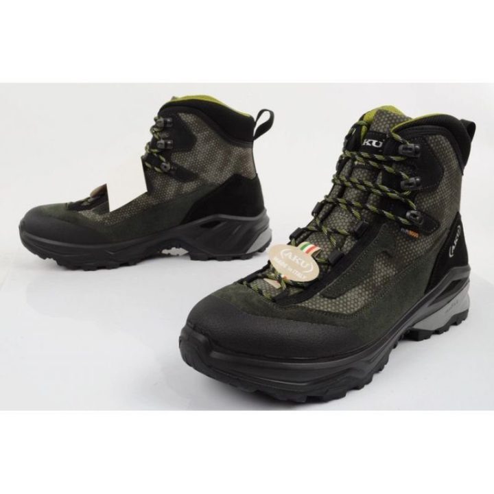 Vyriški žygio batai AKU Adapta su GORE-TEX, žali ir juodi