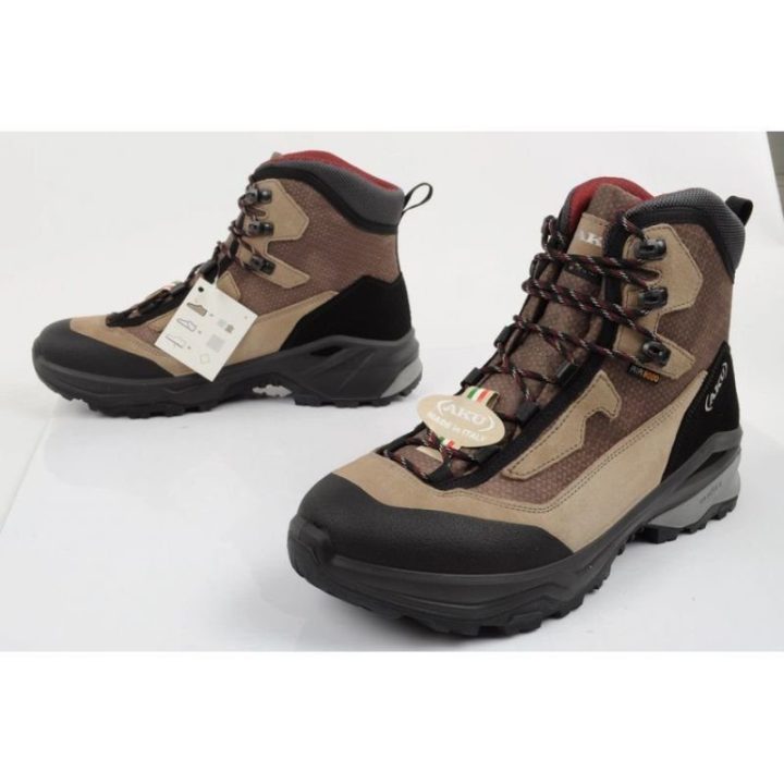 Vyriški žygio batai su GORE-TEX membrana AKU Adapta, smėlio ir juodi