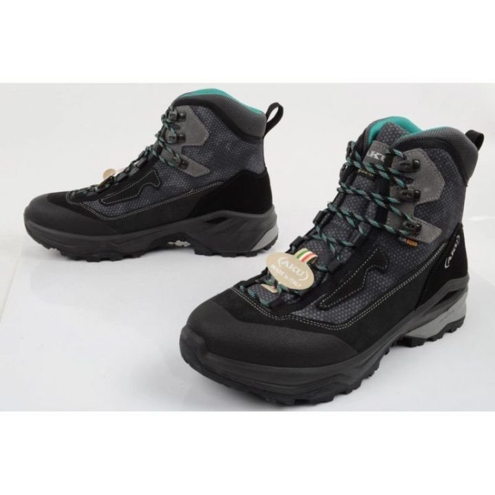 Vyriški GORE-TEX žygio batai AKU Adapta, pilki, juodi ir žali
