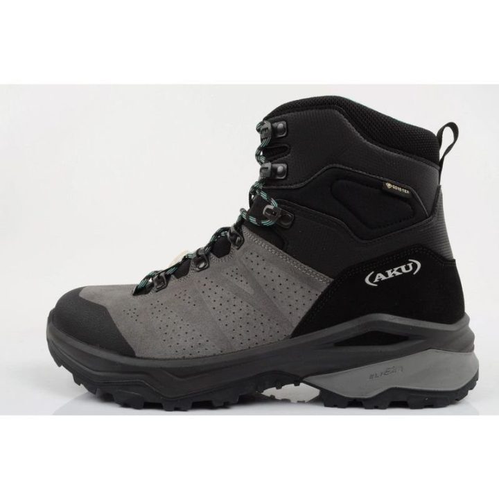 Vyriški žygio batai Aku Adapta su GORE-TEX, pilki, juodi ir žali