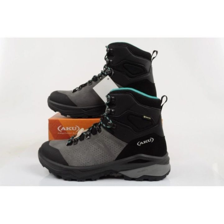 Vyriški žygio batai Aku Adapta su GORE-TEX, pilki, juodi ir žali