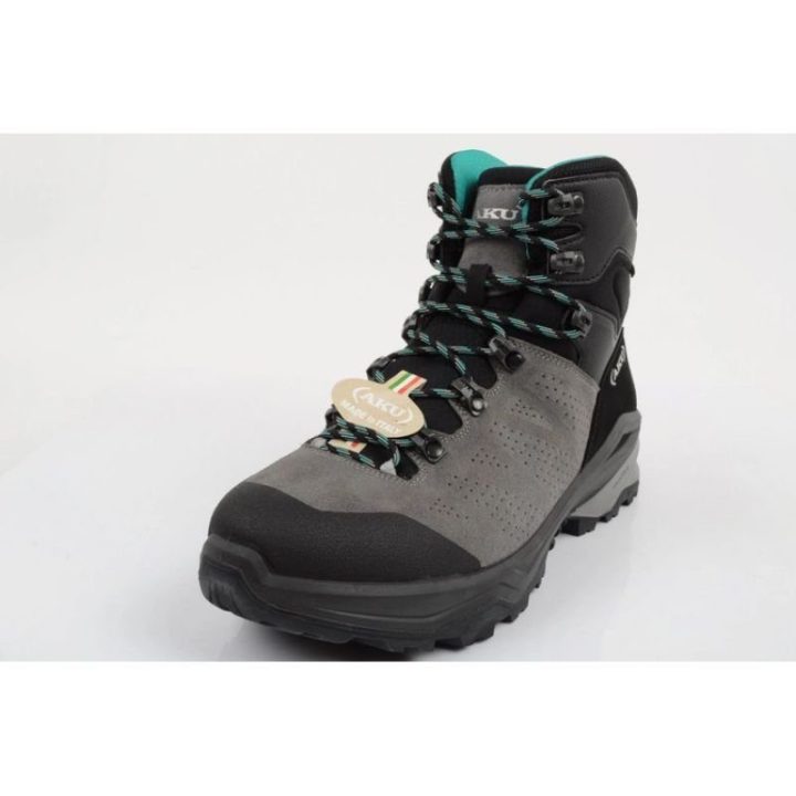 Vyriški žygio batai Aku Adapta su GORE-TEX, pilki, juodi ir žali