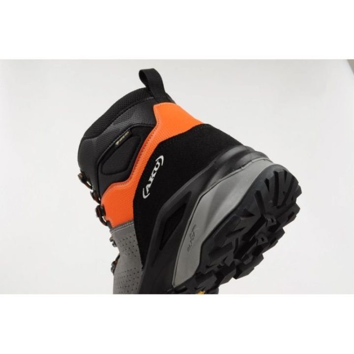 Vyriški žygio batai su GORE-TEX AKU Adapta, pilki, juodi ir oranžiniai