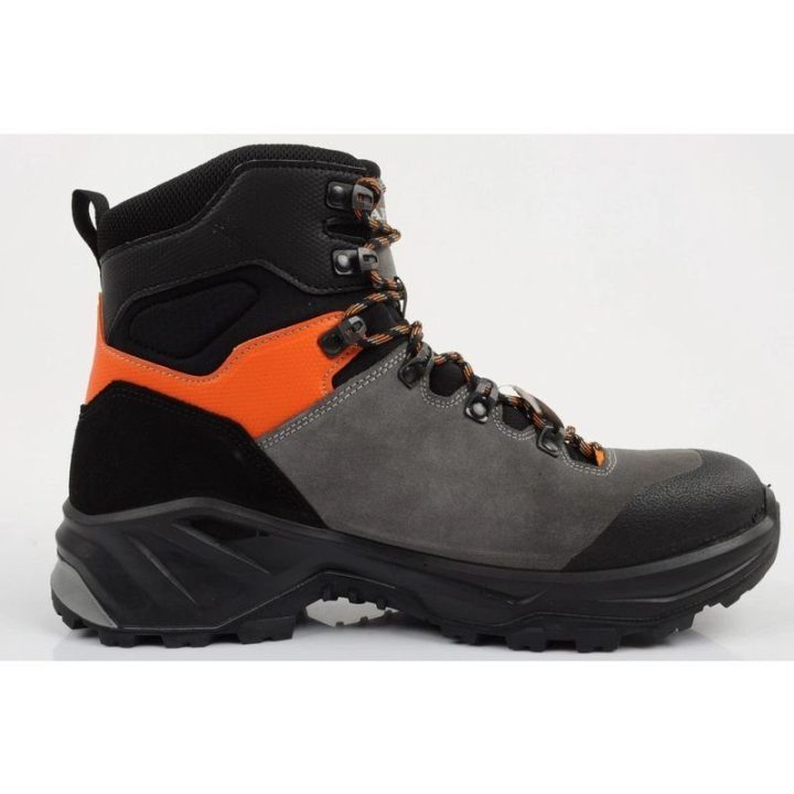 Vyriški žygio batai su GORE-TEX AKU Adapta, pilki, juodi ir oranžiniai