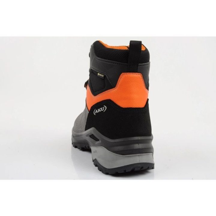 Vyriški žygio batai su GORE-TEX AKU Adapta, pilki, juodi ir oranžiniai