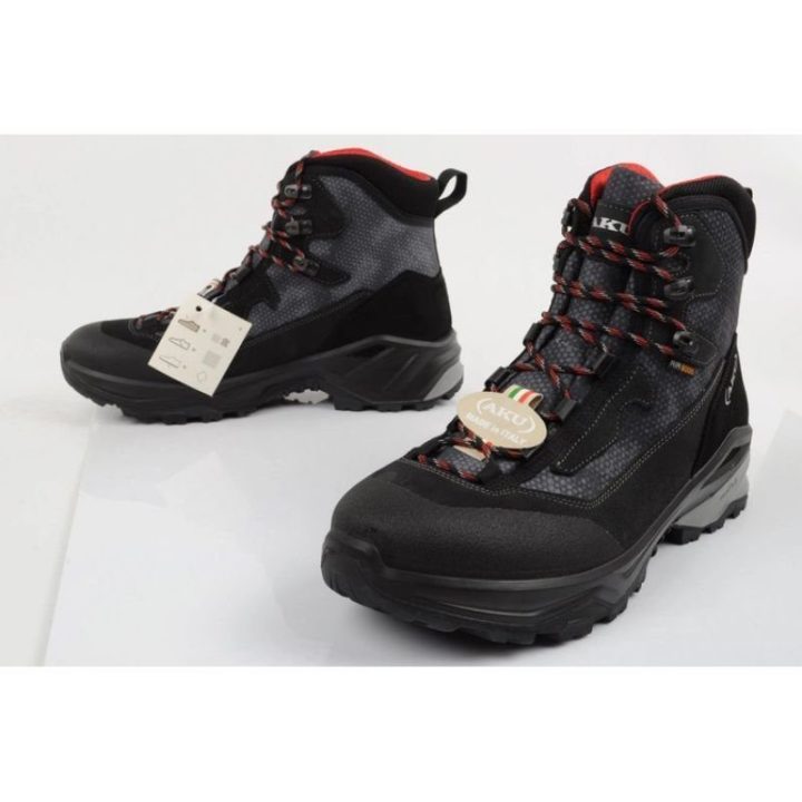 Vyriški žygio batai GORE-TEX Aku Adapta, juodi, pilki, bordo