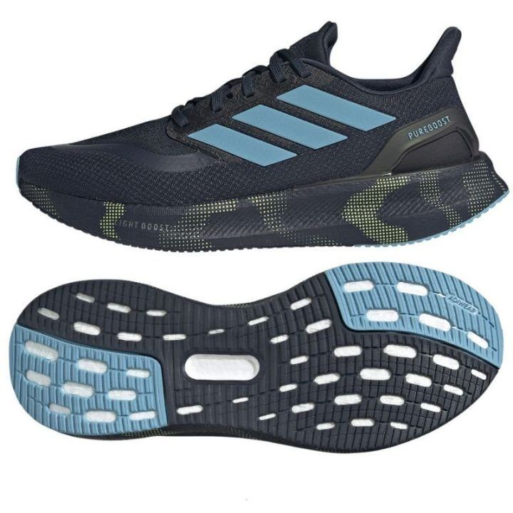 Vyriški bėgimo bateliai adidas Pureboost 5, tamsiai mėlyni