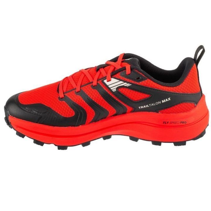 Vyriški bėgimo bekele bateliai Inov-8 TrailTalon Max, raudoni