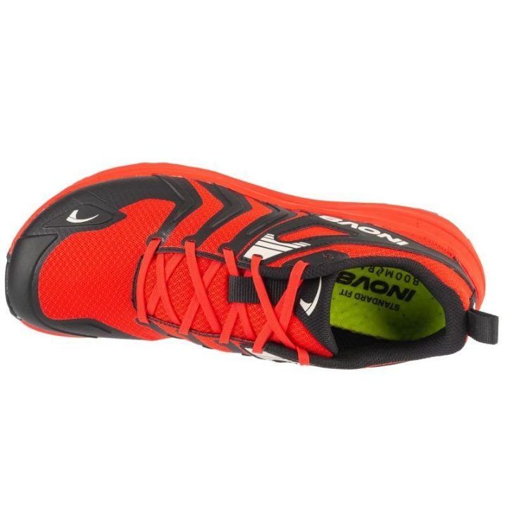 Vyriški bėgimo bekele bateliai Inov-8 TrailTalon Max, raudoni