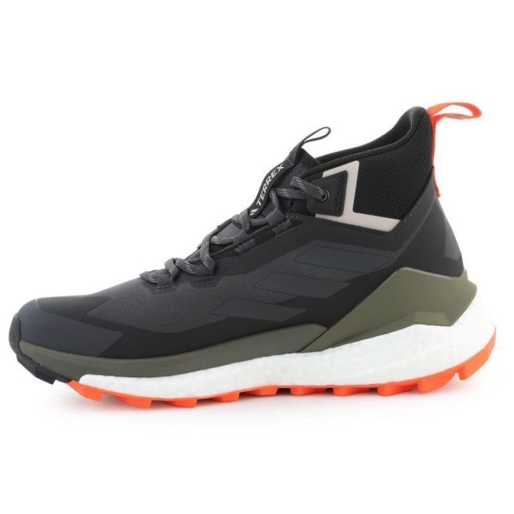 Žygio batai adidas TERREX Free Hiker 2 GTX, anglies, pilki ir juodi