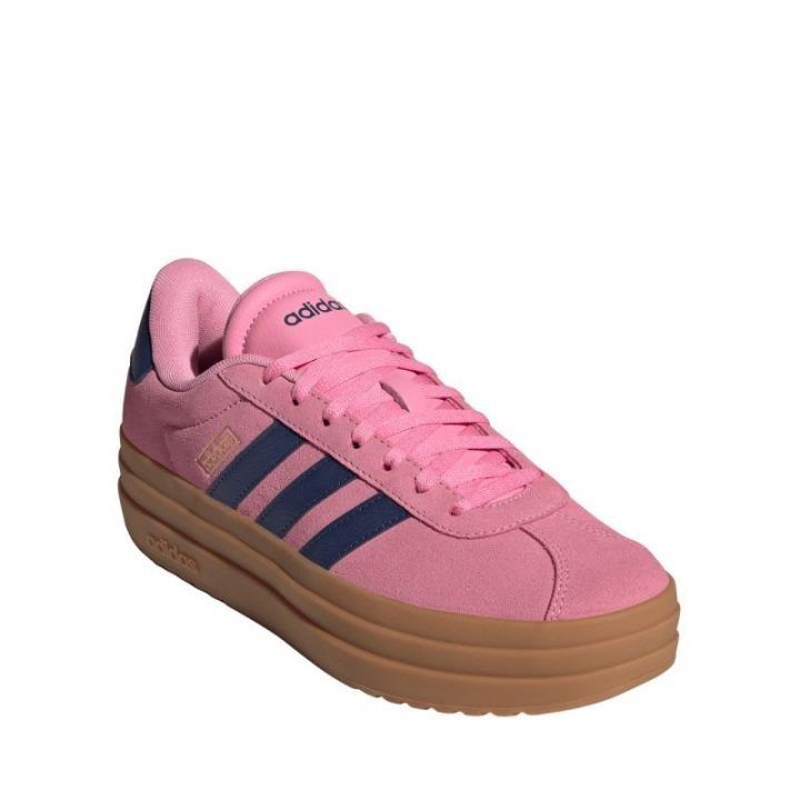 Moteriški zomšiniai sportbačiai adidas VL Court Bold